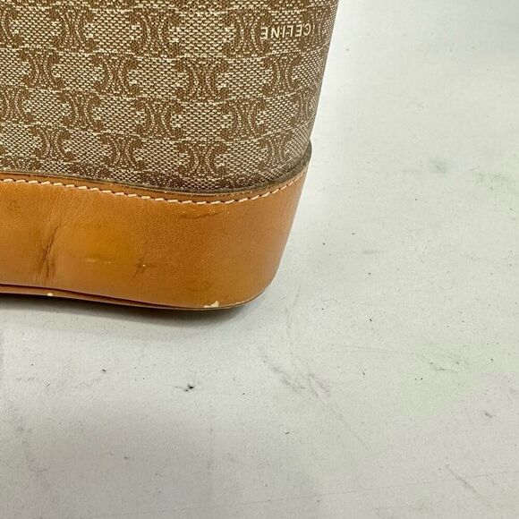 Vintage Celine Monogram Coated Canvas Tote - Picture 12 of 16